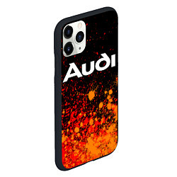 Чехол iPhone 11 Pro матовый AUDI Краска, цвет: 3D-черный — фото 2