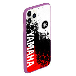 Чехол iPhone 11 Pro матовый YAMAHA - ЯМАХА, цвет: 3D-фиолетовый — фото 2