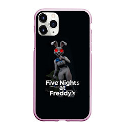 Чехол iPhone 11 Pro матовый Five Nights at Freddys: Security Breach - кролик В, цвет: 3D-розовый