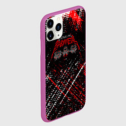 Чехол iPhone 11 Pro матовый Babymetal baby metal, цвет: 3D-фиолетовый — фото 2