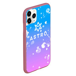 Чехол iPhone 11 Pro матовый Astro, цвет: 3D-малиновый — фото 2