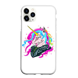 Чехол iPhone 11 Pro матовый Uni cool Corn, цвет: 3D-белый