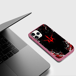Чехол iPhone 11 Pro матовый Code geass, цвет: 3D-малиновый — фото 2