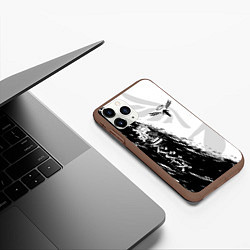 Чехол iPhone 11 Pro матовый WALHALLA TEAM LOGO BLACK ТОКИЙСКИЕ МСТИТЕЛИ, цвет: 3D-коричневый — фото 2