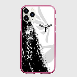 Чехол iPhone 11 Pro матовый WALHALLA TEAM LOGO BLACK ТОКИЙСКИЕ МСТИТЕЛИ, цвет: 3D-малиновый