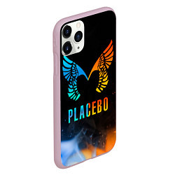 Чехол iPhone 11 Pro матовый Placebo, Logo, цвет: 3D-розовый — фото 2