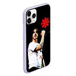 Чехол iPhone 11 Pro матовый Red Hot Chili Peppers RHCP, цвет: 3D-светло-сиреневый — фото 2