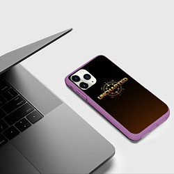 Чехол iPhone 11 Pro матовый Анчартед: На картах не значится, цвет: 3D-фиолетовый — фото 2