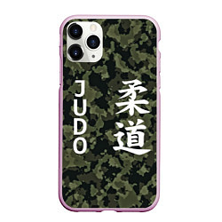 Чехол iPhone 11 Pro матовый JUDO МИЛИТАРИ, цвет: 3D-розовый