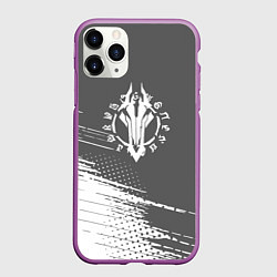 Чехол iPhone 11 Pro матовый Darksiders, цвет: 3D-фиолетовый