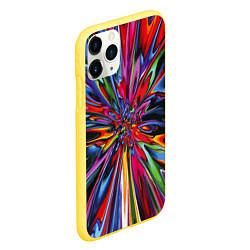 Чехол iPhone 11 Pro матовый Color pattern Impressionism, цвет: 3D-желтый — фото 2