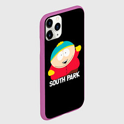 Чехол iPhone 11 Pro матовый Южный парк - Эрик Eric, цвет: 3D-фиолетовый — фото 2