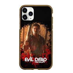 Чехол iPhone 11 Pro матовый Evil Dead The Game Ash, цвет: 3D-коричневый