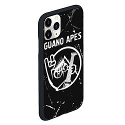 Чехол iPhone 11 Pro матовый Guano Apes КОТ Потертости, цвет: 3D-черный — фото 2