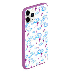 Чехол iPhone 11 Pro матовый ARCANE League Of Legends ТАТУИРОВКА, цвет: 3D-фиолетовый — фото 2