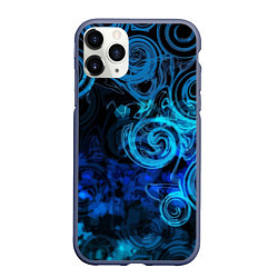 Чехол iPhone 11 Pro матовый Fashion pattern 2078, цвет: 3D-серый