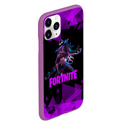 Чехол iPhone 11 Pro матовый Fortnite - RAVEN, цвет: 3D-фиолетовый — фото 2