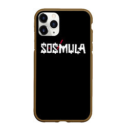 Чехол iPhone 11 Pro матовый SosMula City Morgue - SosMula Type B, цвет: 3D-коричневый