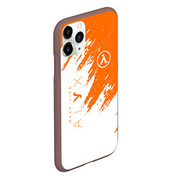 Чехол iPhone 11 Pro матовый Half-life texture, цвет: 3D-коричневый — фото 2