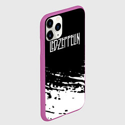 Чехол iPhone 11 Pro матовый LED ZEPPELIN ЛЕД ЗЕППЕЛИН, цвет: 3D-фиолетовый — фото 2