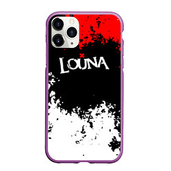 Чехол iPhone 11 Pro матовый Louna band, цвет: 3D-фиолетовый