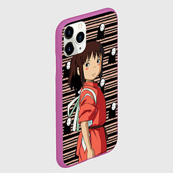 Чехол iPhone 11 Pro матовый Sen to Chihiro, цвет: 3D-фиолетовый — фото 2