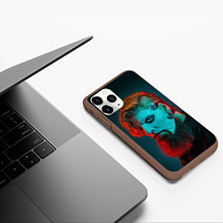 Чехол iPhone 11 Pro матовый James Root - Slipknot - We are Not Your Kind, цвет: 3D-коричневый — фото 2