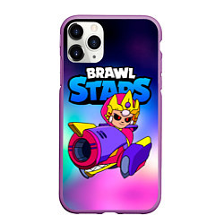 Чехол iPhone 11 Pro матовый Бонни Bonnie Empress Brawl Stars, цвет: 3D-фиолетовый