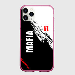 Чехол iPhone 11 Pro матовый MAFIA II мафия 2, цвет: 3D-малиновый