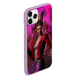 Чехол iPhone 11 Pro матовый Vampire Punk Bloodhunt, цвет: 3D-сиреневый — фото 2