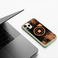 Чехол iPhone 11 Pro матовый Тремер The Masquerade Bloodhunt, цвет: 3D-салатовый — фото 2