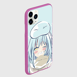 Чехол iPhone 11 Pro матовый Улыбка Римару, цвет: 3D-фиолетовый — фото 2