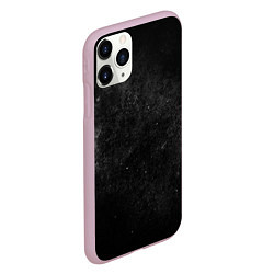 Чехол iPhone 11 Pro матовый Черный космос black space, цвет: 3D-розовый — фото 2