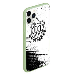 Чехол iPhone 11 Pro матовый Radiohead лого, цвет: 3D-салатовый — фото 2