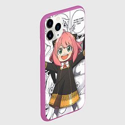 Чехол iPhone 11 Pro матовый Семья Шпиона Spy x Family, цвет: 3D-фиолетовый — фото 2
