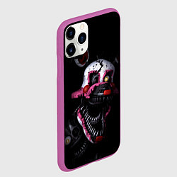 Чехол iPhone 11 Pro матовый Twisted Bonnie, цвет: 3D-фиолетовый — фото 2