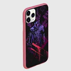 Чехол iPhone 11 Pro матовый BERSERK РУНА СОУЛУ спина, цвет: 3D-малиновый — фото 2