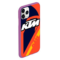 Чехол iPhone 11 Pro матовый KTM VINTAGE SPORTWEAR, цвет: 3D-фиолетовый — фото 2