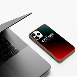 Чехол iPhone 11 Pro матовый Ведьмак: Охотник на Монстров Коготь, цвет: 3D-коричневый — фото 2
