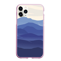 Чехол iPhone 11 Pro матовый Нежность Природа, цвет: 3D-розовый
