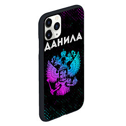 Чехол iPhone 11 Pro матовый Данила Россия, цвет: 3D-черный — фото 2