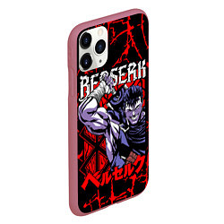 Чехол iPhone 11 Pro матовый БЕРСЕРК BERSERK GUTS, цвет: 3D-малиновый — фото 2