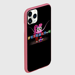 Чехол iPhone 11 Pro матовый POPPY PLAYTIME and Friday Night Funkin, цвет: 3D-малиновый — фото 2