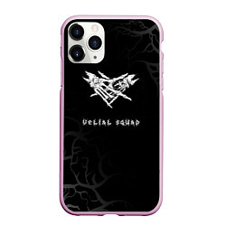 Чехол iPhone 11 Pro матовый Velial squad: руки, цвет: 3D-розовый