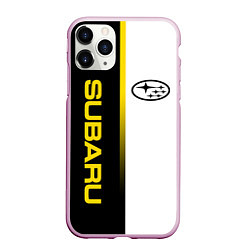 Чехол iPhone 11 Pro матовый SUBARU - GOLD EDITION LINE