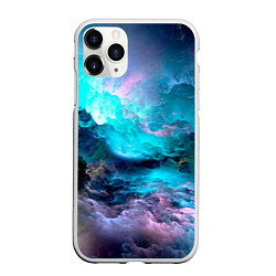 Чехол iPhone 11 Pro матовый МОРСКОЙ ШТОРМ, цвет: 3D-белый