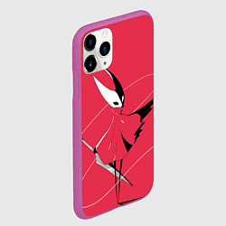 Чехол iPhone 11 Pro матовый Хорнет Hornet, цвет: 3D-фиолетовый — фото 2
