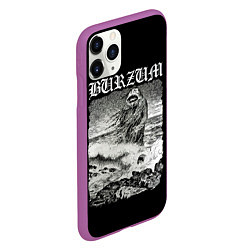 Чехол iPhone 11 Pro матовый Burzum - The Sea Monster, цвет: 3D-фиолетовый — фото 2