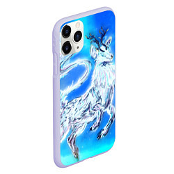 Чехол iPhone 11 Pro матовый Взрослый Твиг из мультфильма Hilda, цвет: 3D-светло-сиреневый — фото 2