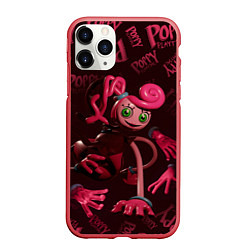 Чехол iPhone 11 Pro матовый Mommy Long Legs PP, цвет: 3D-красный